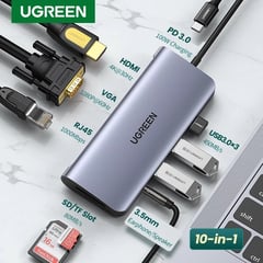 UGREEN - Adaptador Hub Usb C 10 En 1