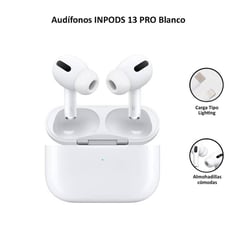 OEM - AUDÍFONO INALÁMBRICO PRO TWS BLUETOOTH LIGHTNING BLANCO