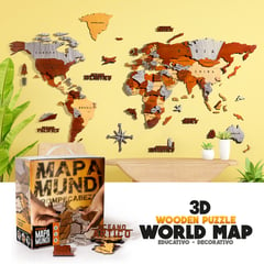 A ANUARIOS EXCLUSIVOS - Rompecabeza MAPA MUNDI XG Multicolor