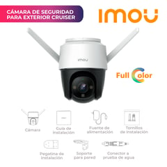 IMOU - Cámara De Seguridad Wifi Cruiser 2mp Para Exterior Interior