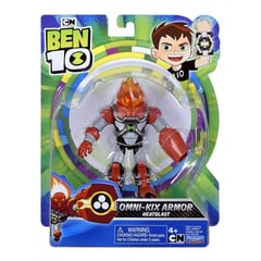 BEN 10 - - Figura Omni-Kix Armor Heatblast