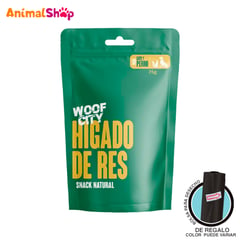 WOOF CITY - Snack Para Mascota Hígado De Res 75 Gr