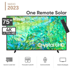 Televisor LED Smart TV 75 Crystal Ultra HD 4K UN75CU8000GXPE