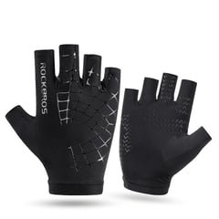 ROCKBROS - Guantes S202 Negro Ciclismo Moto Antideslizante