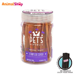 PETS REPUBLIC - Snack Para Mascota Strip De Cerdo 104 Gr