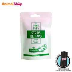 PETS REPUBLIC - Snack Para Mascota Strip De Pavo 5 Unidades