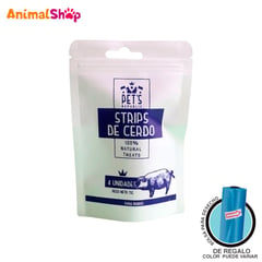 PETS REPUBLIC - Snack Para Mascota Strip De Cerdo 4 Unidades