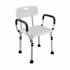 FIRST CARE - Silla de Ducha con Apoya Brazos para Baño