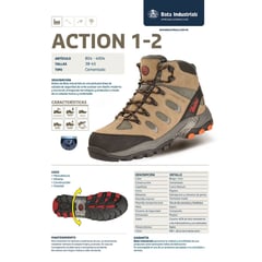 BATA INDUSTRIALS - Botin Action 1-2 Bata T39