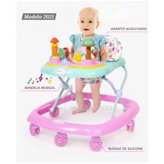 BABY HAPPY - Andador para Bebe Musical Pastel Princess 2025