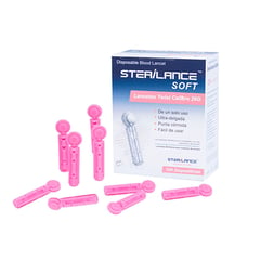 GENERICO - Lanceta Sterilance Soft x100 Safety Lancet