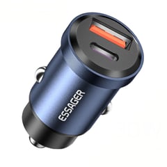 ESSAGER - Cargador Celular De Autos Usb C Usb 45w A