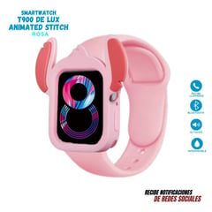 GENERICO - Smartwatch T900 Deluxe Stitch - Rosa