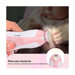 GRETAIL - Kit Cortauñas para bebé Manicure Pulidor Uñas Rosado