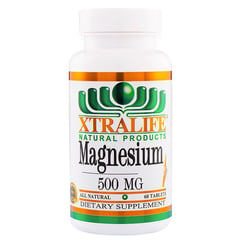 XTRALIFE NATURAL PRODUCTS - Magnesio Xtralife - 60 Tabletas