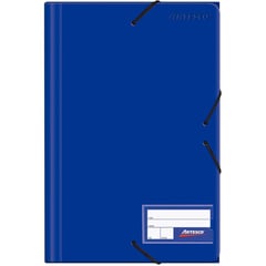 ARTESCO - Folder cliga plástico color entero azul