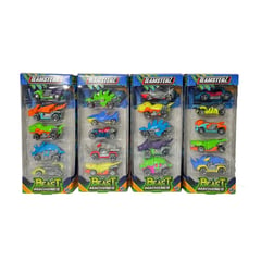 TEAMSTERZ - TMZ BEAST MACHINES Autos de Metal Pack de 5 Autos