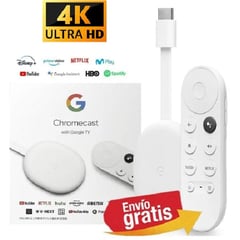 GOOGLE - Chromecast Tv 4k Android Tv Y Control Remoto