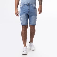 FITS MEN - Short Denim Stretch Hombre Anton Tie