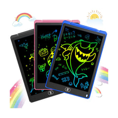 Tableta Pizarra Dibujo Digital De 12 Pulgadas lcd Niños Adultos Pantalla Multicolor