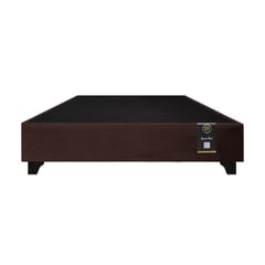 BARAKA HOME - Base De Cama Luton 2 Plz - Chocolate oscuro