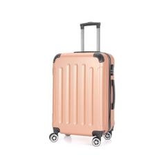 GENERICO - Maleta de Cabina con Clave Carry on 10kg - Oro Rosa -