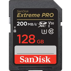 SANDISK - Memoria SD Extreme Pro 200mbs C10 U3 V30 UHS-I 4K