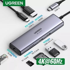 UGREEN - HUB 7 en 1 HDMI 4k 60Fps para Macbook Pro / Air / M1