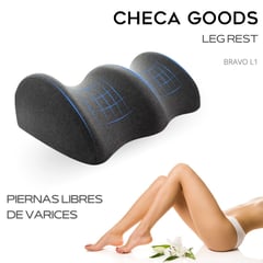 CHECAGOODS - Cojín para Piernas Bonitas Anti Varices Checa Goods gris OSCURO