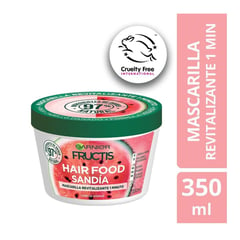 GARNIER - Mascarilla Fructis Hair Food Sandía 350 ML