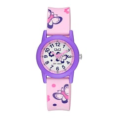 Q&Q - Reloj para Niñas Acuático 10 BAR Diseño Rosa