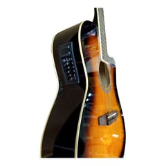 CALIFORNIA - - Guitarra Electroacustica 4 Bandas - Sunburst.