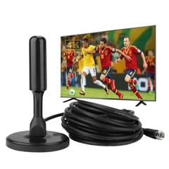 SEISA - Antena TV HD para TV LCD SMART TV Con Señal Digital Decodificadores