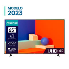 HISENSE - Televisor 65 Hisense UHD 4k A6K Smart tv modelo 2023