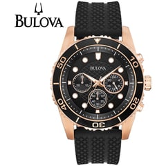 BULOVA - Reloj Bulova 98A192 Hombre Cronometro Acero inoxidable Oro Rosado