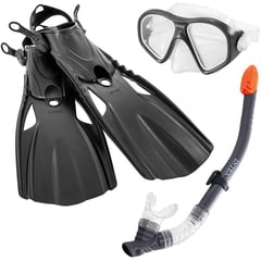 INTEX - - snorkel set de buceo con aleta