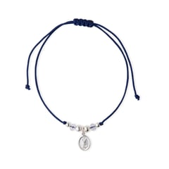 SANTORAL - Pulsera de San Miguel Arcángel - Hilo y Plata