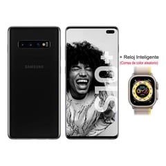SAMSUNG - Samsung Galaxy S10 Plus SM-G975U1 128GB Negro y Smartwatch
