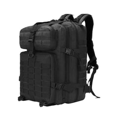 KAEROSHY - Mochila Strek 50L Viajera impermeable Alta resistencia Negro