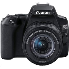 CANON - EOS 250D (SL3) DSLR con EF-S 18-55 mm f/4-5.6 IS STM Negro