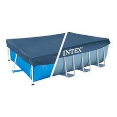 INTEX - - cobertor para piscina rectangular metal frame 300x200 cm