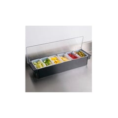 WINCO - Porta condimentero para cocina y bar Profesional transportable