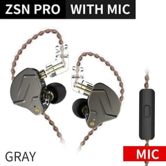 KZ - Audífonos zsn pro dual driver 1ba+1dd inear con microfono