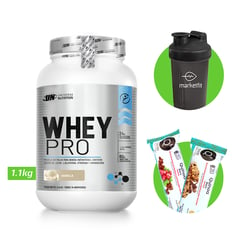 UNIVERSE NUTRITION - WHEY PRO 1.1 KG PROTEÍNA UN VAINILLA + REGALOS