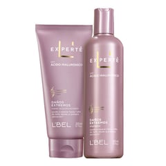 LBEL - Shampoo y Acondicionador Daños Extremos 200 ml Experté