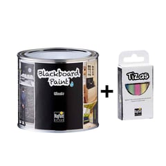 MAGPAINT - Pintura pizarra para tiza Negro 05L 1 Caja de Blackboard Chalks