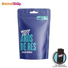 WOOF CITY - Snack Para Mascota Aros De Res 75 Gr