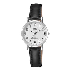 Q&Q - Reloj para Mujer QQ Cuero Negro