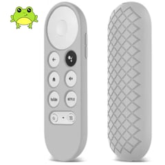 UNIVERSAL - Funda Protector Silicona Control Chromecast 4 Google Tv / Plomo