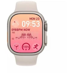 HANDS UP - Smartwatch gs8 ultra blanco serie 8 siri nfc alipay